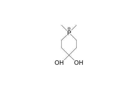 1,1-dimethylphosphinan-1-ium-4,4-diol