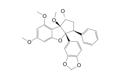 8B-O-METHYL-4'-DEMETHOXY-3',4'-METHYLENEDIOXYROCAGLAOL