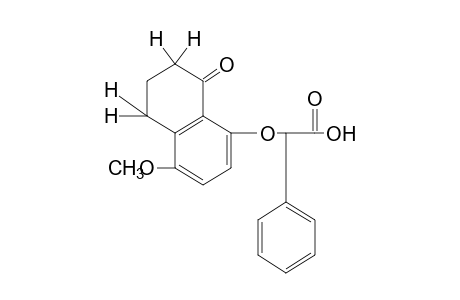 [(4-methoxy-8-oxo-5,6,7,8-tetrahydro-1-naphthyl)oxy]phenylacetic acid