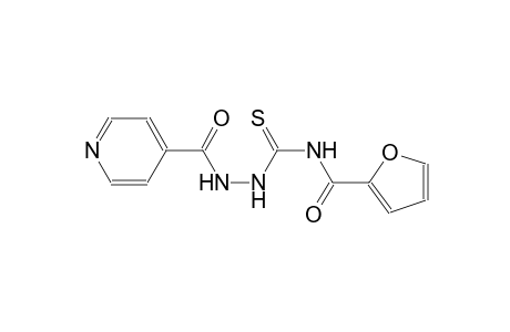 4-pyridinecarboxylic acid, 2-[[(2-furanylcarbonyl)amino]carbonothioyl]hydrazide