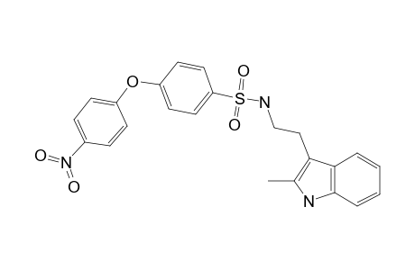 N-[2-(2-methyl-1H-indol-3-yl)-ethyl]-4-(4-nitro-phenoxy)-benzenesulfonamide