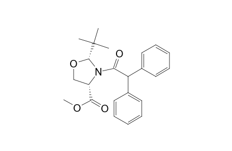 (2R,4S)-2-TERT.-BUTYL-3-DIPHENYLACETYL-4-METHOXYCARBONYL-1,3-OXAZOLIDINE
