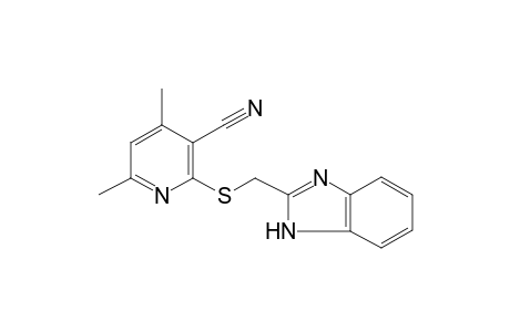 2-[(1H-Benzimidazol-2-ylmethyl)sulfanyl]-4,6-dimethylnicotinonitrile