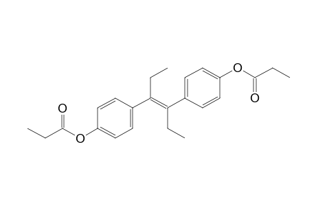 STILBENEDIOL, 4,4'-, A,A'-DIETHYL-, DIPROPIONATE, trans-,