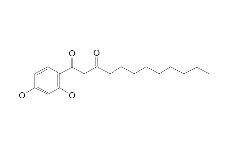 Phen-1,5-diol, 2-[3-oxododecanoyl]-