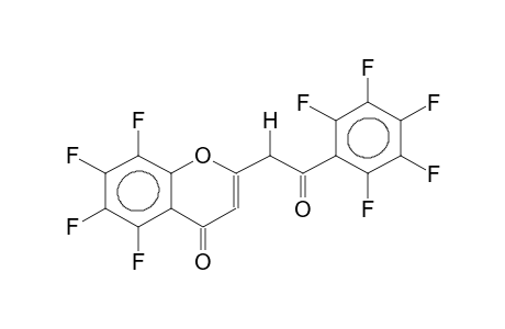 2-[(Pentafluorobenzoyl)methyl]-5,6,7,8-tetrafluorochromone