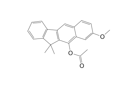 8-methoxy-11,11-dimethyl-11H-benzo[b]fluoren-10-yl acetate