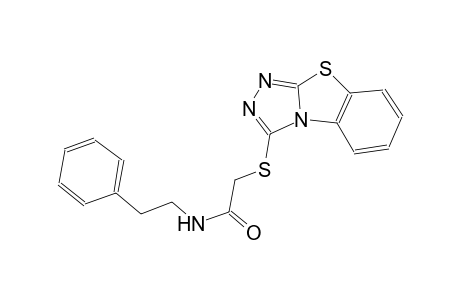 acetamide, N-(2-phenylethyl)-2-([1,2,4]triazolo[3,4-b]benzothiazol-3-ylthio)-
