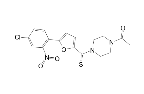 1-[4-[5-(4-chloranyl-2-nitro-phenyl)furan-2-yl]carbothioylpiperazin-1-yl]ethanone