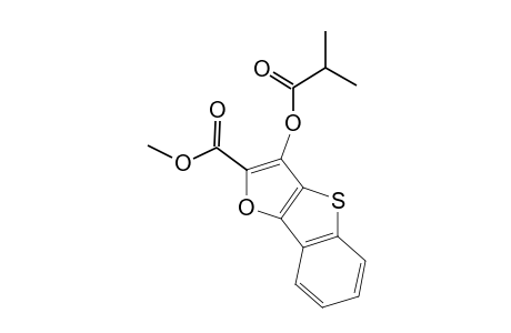 3-hydroxyfuro[3,2-b]benzo[b]thiophene-2-carboxylic acid, methyl ester, isobutyrate