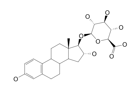 (2S,3S,4S,5R,6R)-6-[[(13S,16R,17R)-3,16-dihydroxy-13-methyl-6,7,8,9,11,12,14,15,16,17-decahydrocyclopenta[a]phenanthren-17-yl]oxy]-3,4,5-trihydroxyoxane-2-carboxylic acid