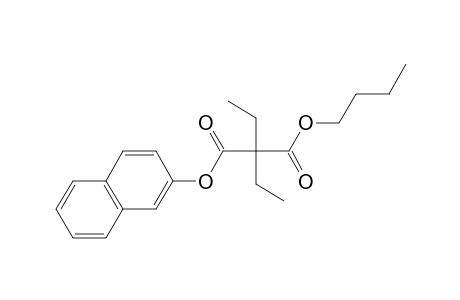 Diethylmalonic acid, butyl 2-naphthyl ester