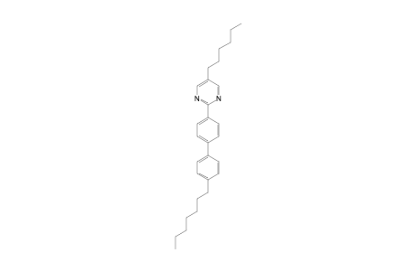 2-(4'-Heptyl[1,1'-biphenyl]-4-yl)-5-hexylpyrimidine