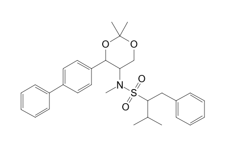 N-[4-[(1,1'-Biphenyl-4-yl)-2',2'-dimethyl-1',3'-dioxan-5'-yl]-N-methyl-.alpha-[(1"-methylethyl)benzene]-ethanesulfonamide