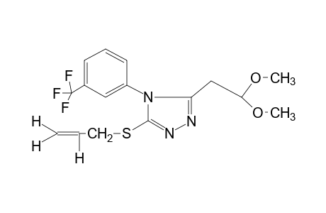 5-(ALLYLTHIO)-4-(alpha,alpha,alpha-TRIFLUORO-m-TOLYL)-4H-1,2,4-TRIAZOLE-3-ACETALDEHYDE, DIMETHYL ACETAL