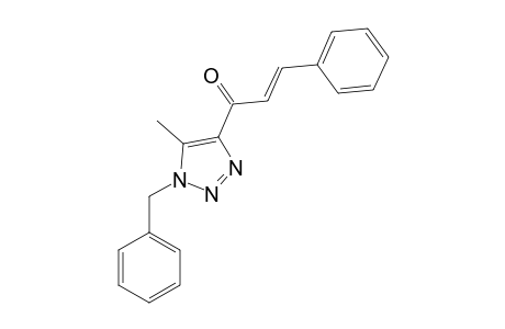 (E)-1-(1-BENZYL-5-METHYL-1H-1,2,3-TRIAZOL-4-YL)-3-PHENYLPROP-2-EN-1-ONE