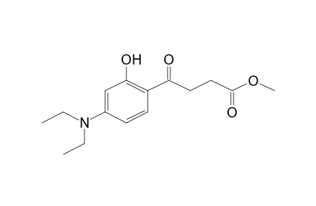 4-(4-Diethylamino-2-hydroxyphenyl)-4-oxobutyric acid, methyl ester