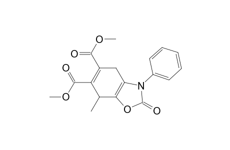 2-keto-7-methyl-3-phenyl-4,7-dihydro-1,3-benzoxazole-5,6-dicarboxylic acid dimethyl ester