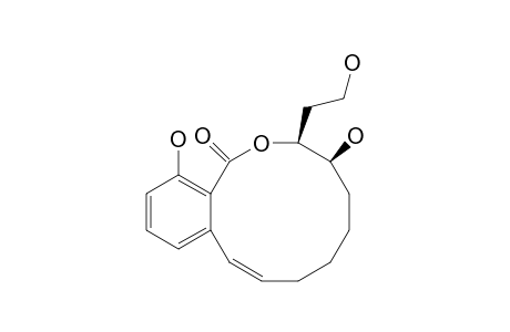 (3S,4S)-4,14-Dihydroxy-3-(2-hydroxyethyl)-3,4,5,6,7,8-hexahydro-1H-2-benzoxacyclododecin-1-one