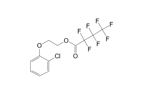 2-(2-Chlorophenoxy)ethanol, heptafluorobutyrate