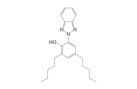 Phenol, 2-(2H-1,2,3-benzotriazol-2-yl)-4,6-dipentyl-