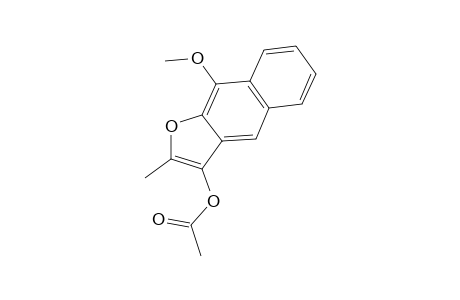 9-methoxy-2-methylnaphtho[2,3-b]furan-3-ol, acetate