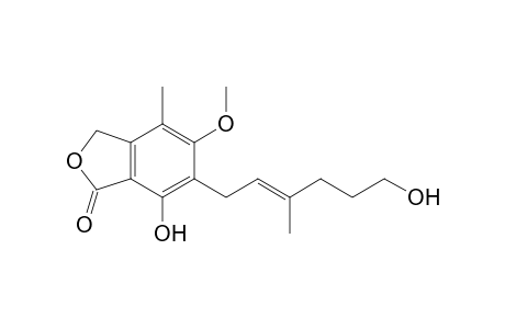 5-Methoxy-4-methyl-6-[(E)-3-methyl-6-oxidanyl-hex-2-enyl]-7-oxidanyl-3H-2-benzofuran-1-one