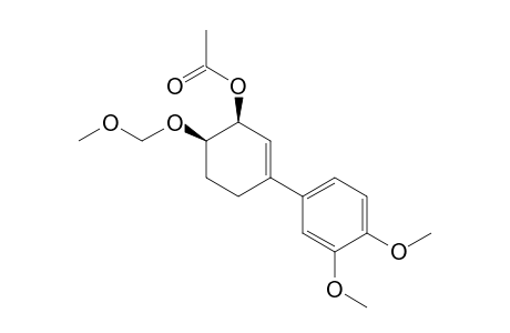 (3S,4R)-3-Acetoxy-1-(3,4-dimethoxyphenyl)-4-(methoxymethoxy)cyclohexene