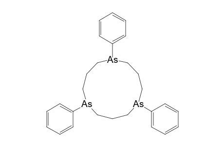 1,5,9-Triarsacyclododecane, 1,5,9-triphenyl-