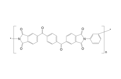 Poly(terephthaloyl-bis(3,4-phthalimido)-m-phenylene)