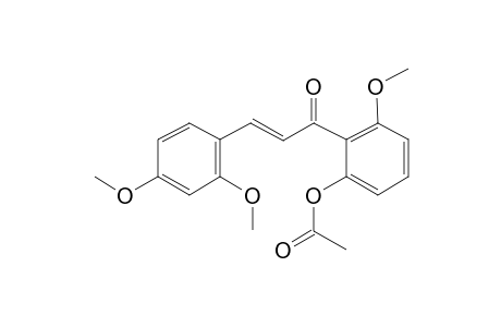 2'-(Acetyl)oxy-2,4,6'-trimethoxychalcone