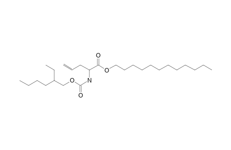 2-Aminopent-4-enoic acid, N-(2-ethylhexyloxycarbonyl)-, dodecyl ester