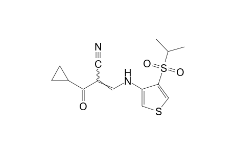 2-(cyclopropylcarbonyl)-3-{[4-(isopropylsulfonyl)-3-thienyl]amino}acrylonitrile