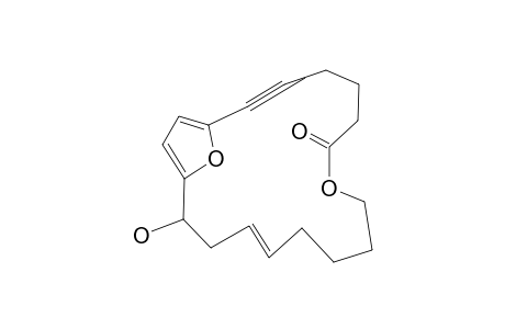 (E)-16-HYDROXY-8,20-DIOXA-BICYCLO-[15.2.1]-ICOSA-1(19),13,17-TRIEN-2-YN-7-ONE