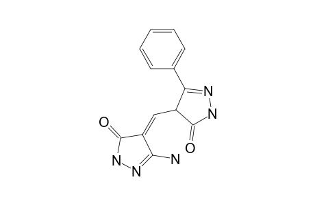 5-Amino-4-[(3-oxo-5-phenyl-2,4-dihydro-3H-pyrazol-4-yl)methylene]-2,4-dihydro-3H-pyrazol-3-one