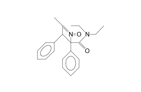 N,N-Diethyl-2,3-dihydro-2,3-diphenyl-4-methyl-2-azetecarboxamid-1-oxide