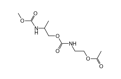 (2-HYDROXYETHYL)CARBAMIC ACID, ESTER WITH METHYL (2-HYDROXY-1-METHYLETHYL)CARBAMATE, ACETATE (ESTER)