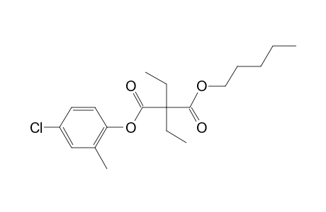 Diethylmalonic acid, 4-chloro-2-methylphenyl pentyl ester