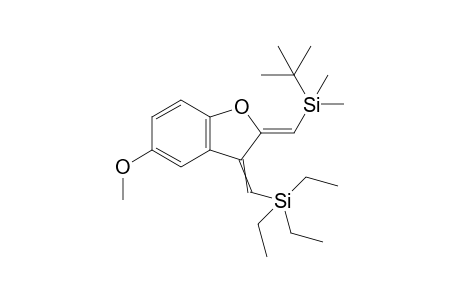 2-(Z)-tert-Butyldimethylsilylmethylidene-3-triethylsilylmethylidene-5-methoxy-2,3-dihydrobenzofuran