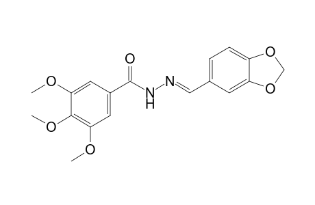 Benzhydrazide, 3,4,5-trimethoxy-N2-(3,4-methylenedioxybenzylideno)-