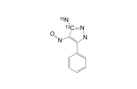 3-(15-N)-AMINO-4-NITROSO-5-PHENYLPYRAZOLE-3-(13-C)