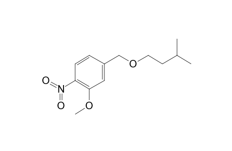 3-Methoxy-4-nitrobenzyl alcohol, 3-methylbutyl ether