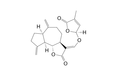 (11E),(2'S)-13-(4'-METHYL-3'-ENE-2'-OXY-GAMMA-BUTYROLACTONE)-4(15),10(14),11(13)-TRIENE-GUAIANE-6-ALPHA,12-OLIDE