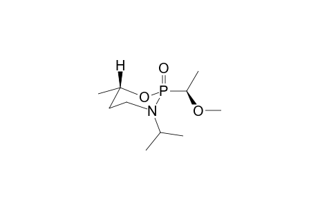 (1'S,6S)-(2u,6l, 1'u)-6-Methyl-2-(1'-methoxyethyl)-3-(1''-methylethyl)-1,3,2-oxazaphosphorinane-2-Oxide