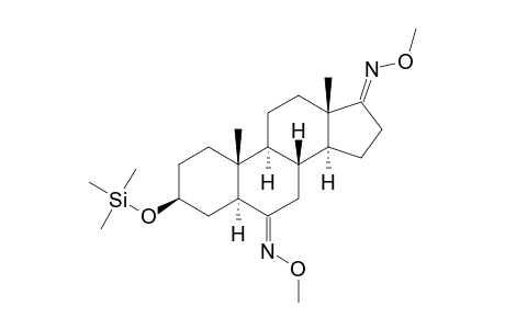 3.BETA.-[(TRIMETHYLSILYL)OXY]-5.ALPHA.-ANDROSTAN-6,17-DIONE(6,17-DI-O-METHYLOXIME)