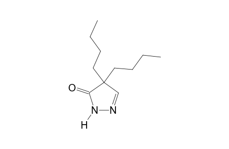 2-PYRAZOLIN-5-ONE, 4,4-DIBUTYL-,