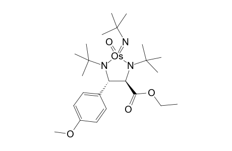 Ethyl [(2R,4R,5S)/(2S,4S,5R)]-trans-1,3-Bis(tert-butyl)-2-tert-butylimido-5-(4'-methyloxophenyl)-2-oxo-2-osma(VI)imidazolidine-4-carboxylate