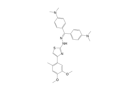 4,4'-Bis(dimethylamino)benzophenone [4-(4,5-dimethoxy-2-methylphenyl)-2-thiazolyl]hydrazone