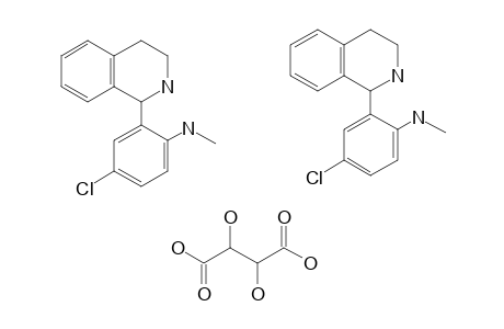 (-)-1-[5-Chloro-2-(methylamino)phenyl]-1,2,3,4-tetrahydroisoquinoline, (-)-tartrate