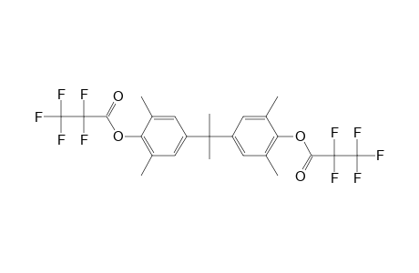 2,2-bis(3,5-Dimethyl-4-hydroxyphenyl)propane, bis(pentafluoropropionate)